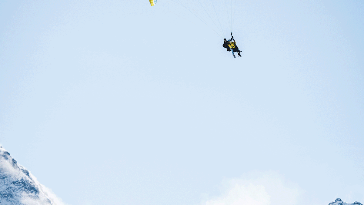 Mit dem Tandemflug über die Jungfrau-Region