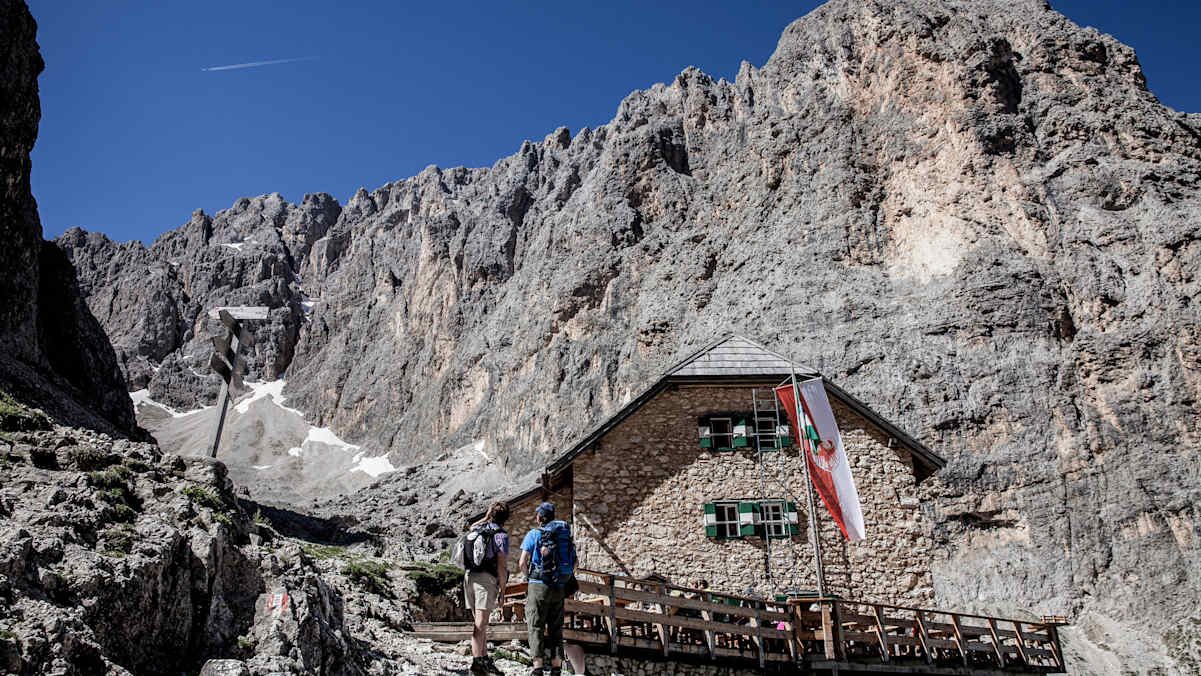 Langkofelhütte im Grödnertal