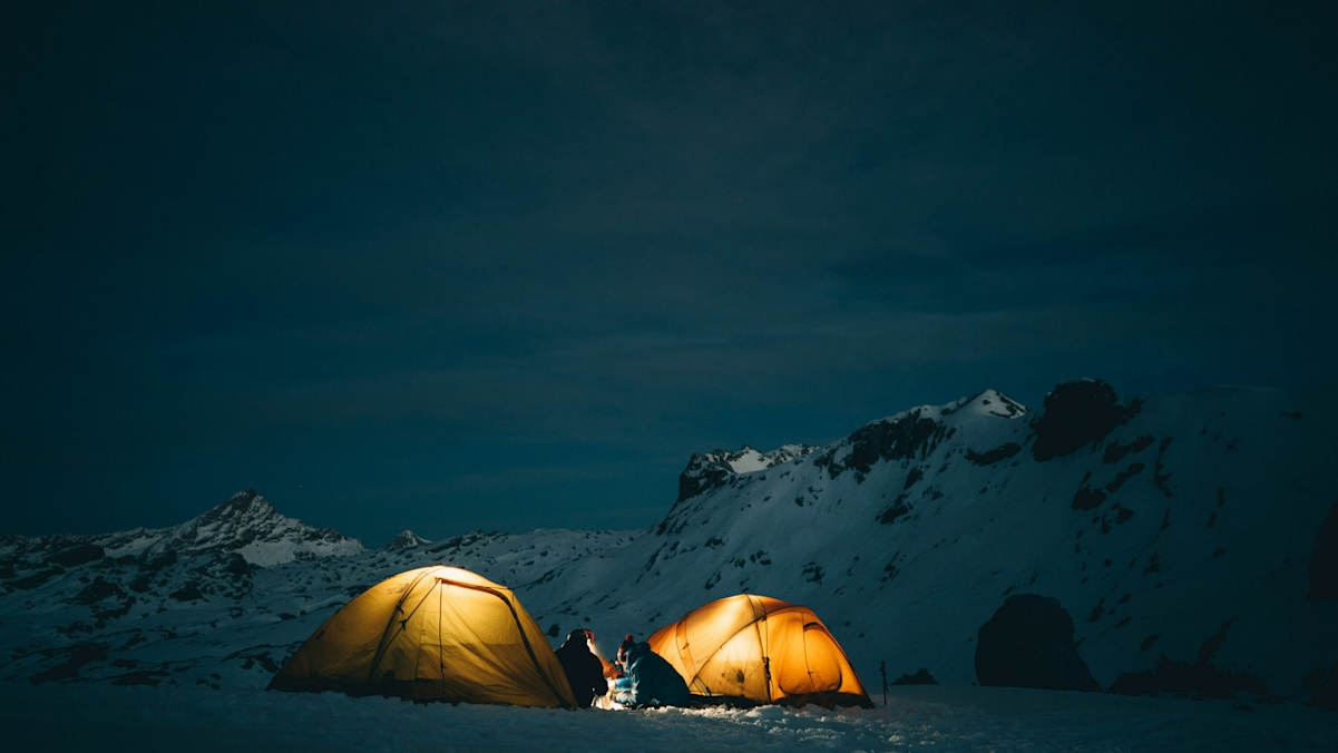 Wintercamping Nach Zelt