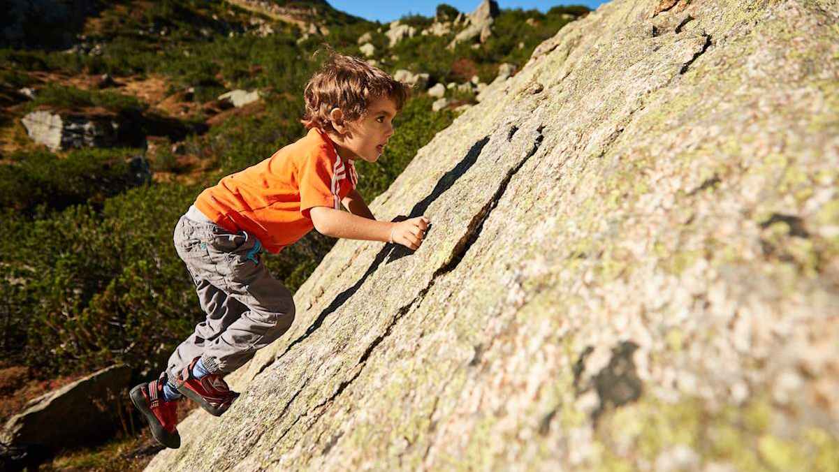 Boulderspaß, auch für die Kleinsten: Der Silvapark