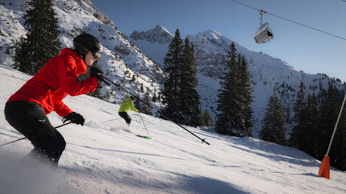Das Skigebiet Rosshütte ist für Allrounder genau richtig.