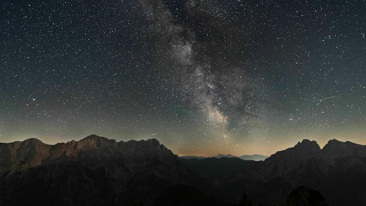 Die Hochtorgruppe und die Milchstraße