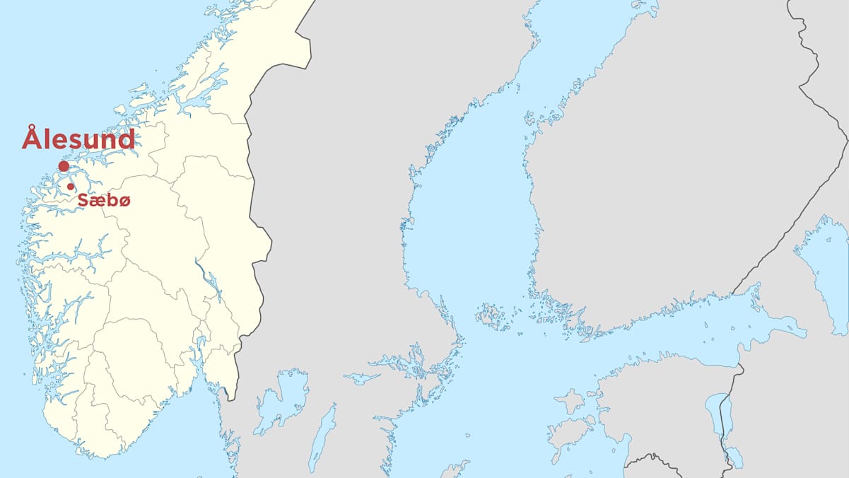 Norwegen Sunnmore Alps Alesund