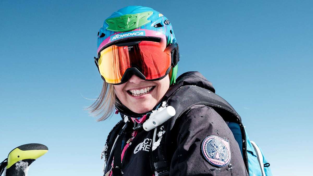 Portrait der Telemarkerin