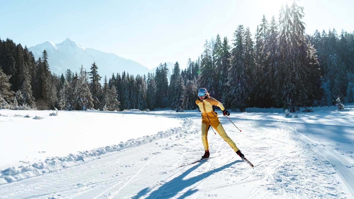 Auf der Loipe A3 - Torfstich könnte man fast meinen, in Skandinavien unterwegs zu sein.