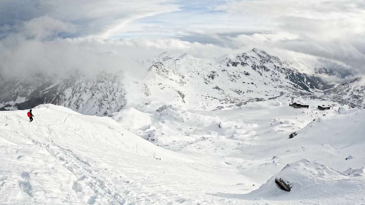 Abstieg von der Seekarspitze