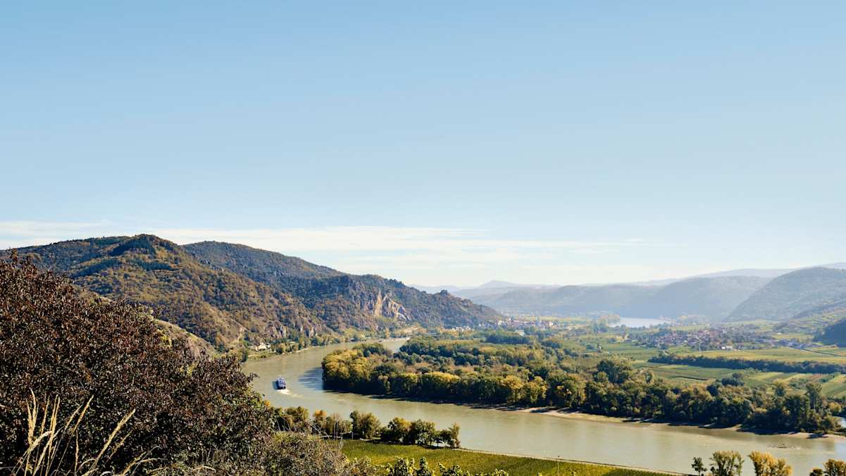Die Donau durchquert die Wachau.