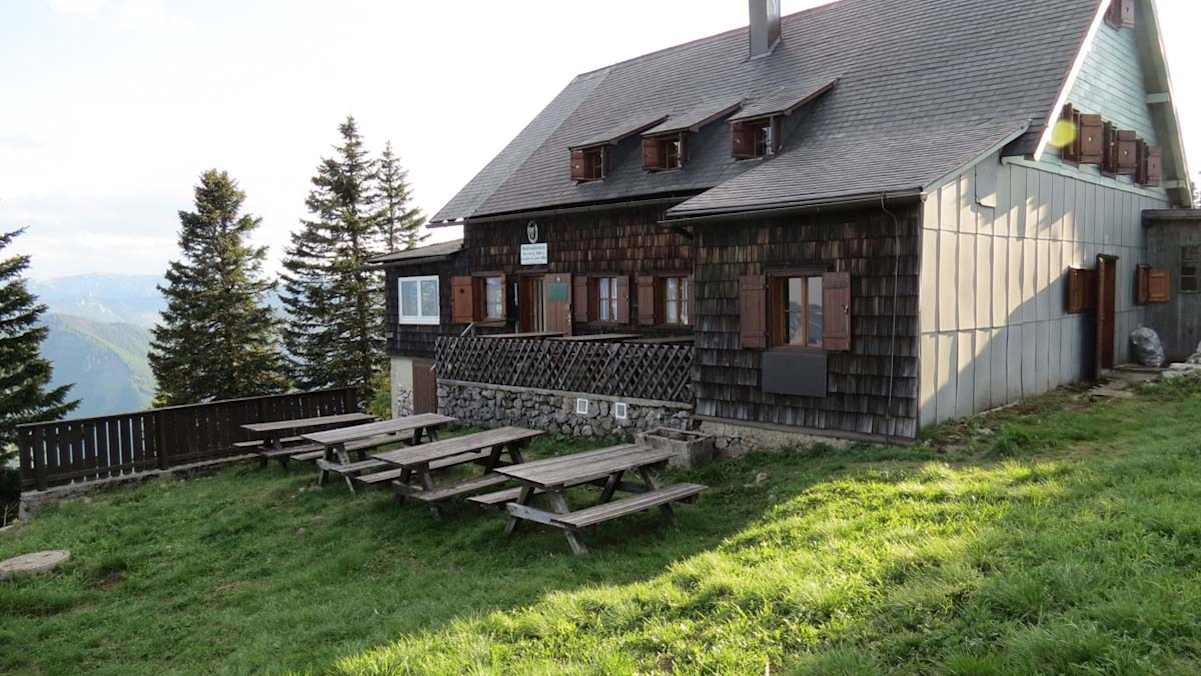 Die Waldfreundehütte Obersberg in den Mürzsteger Alpen