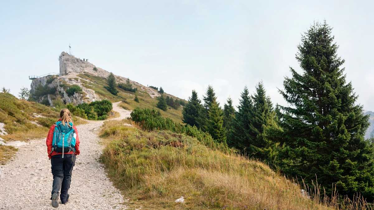 Wanderweg zum Gipfelkreuz