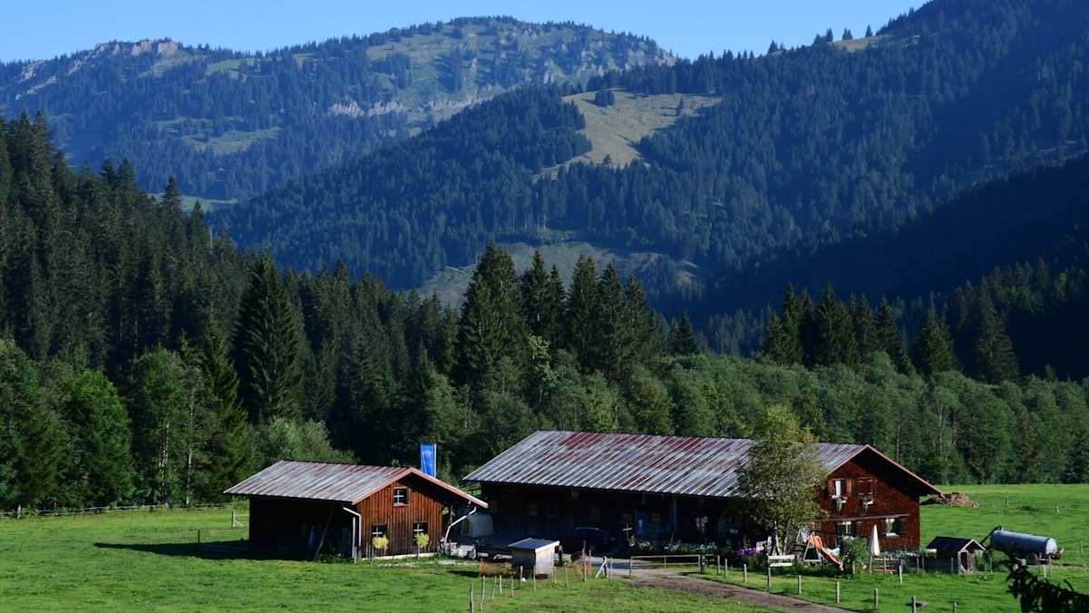 Die Scheuenalpe lädt zur gemütlichen Einkehr ein.