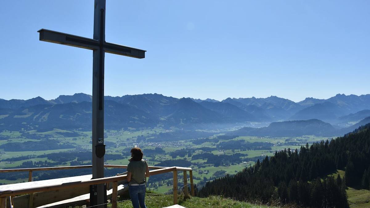 Wunderschöne Aussicht vom Ofterschwanger Horn