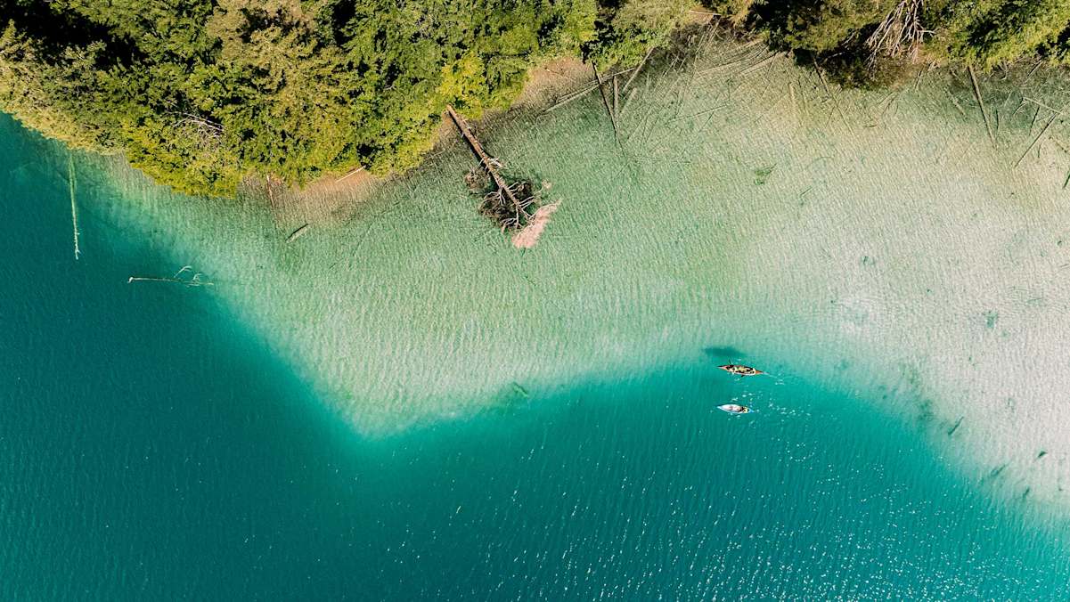 Weißensee Kärnten Kanu Kajak Wandern
