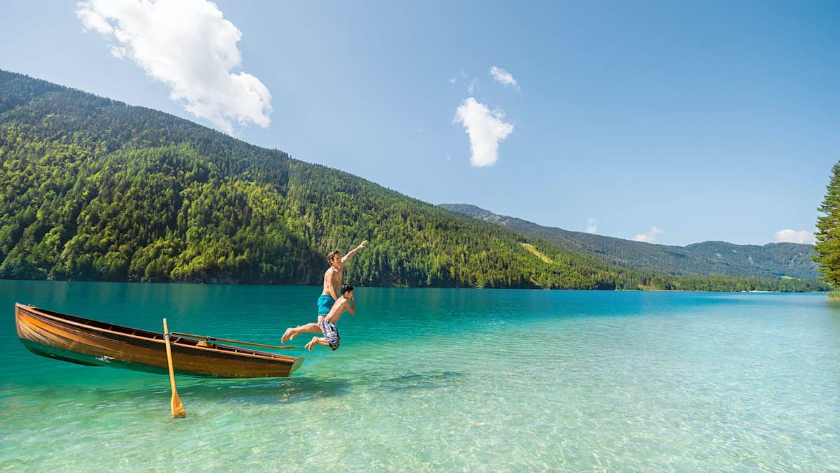 Der Weissensee in Kärnten
