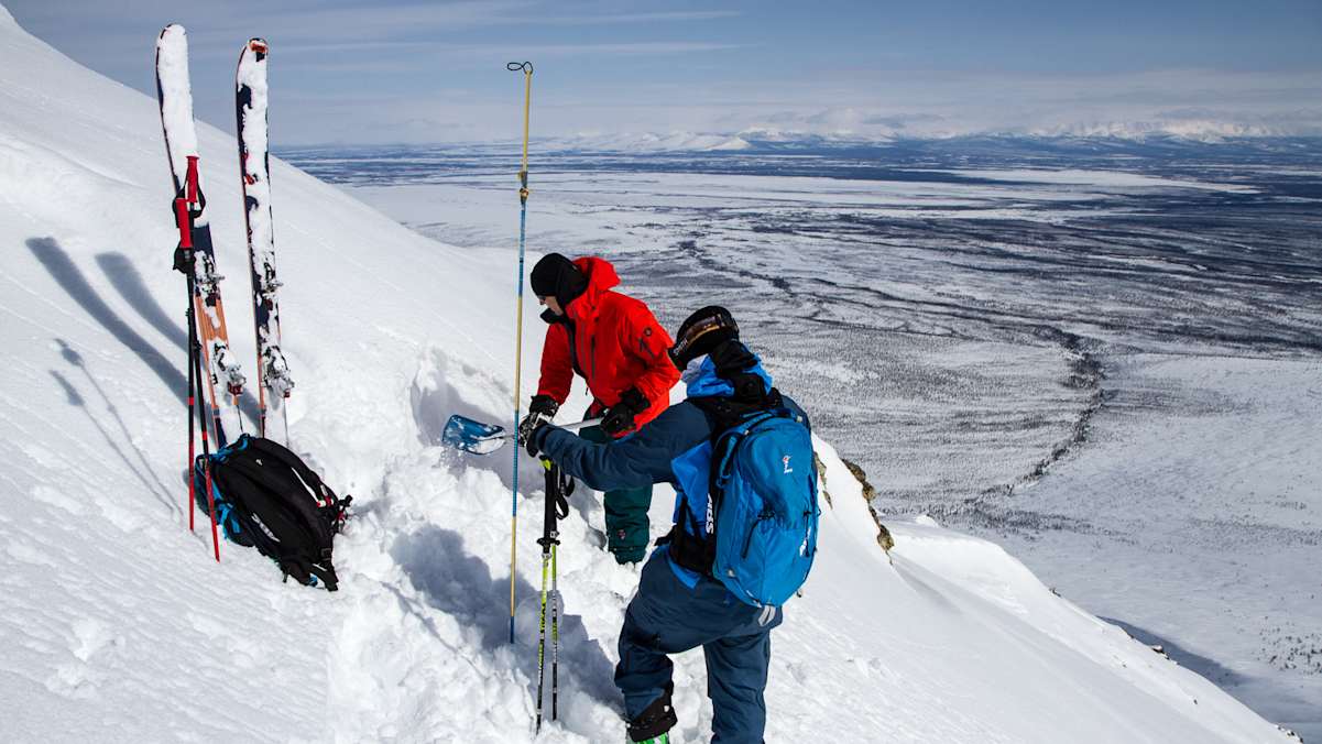 Auf dem Weg zum Gipfel des Gora Pobeda