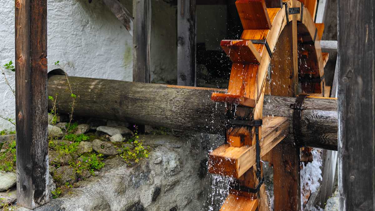 Das Mühlrad der Muglin Mall