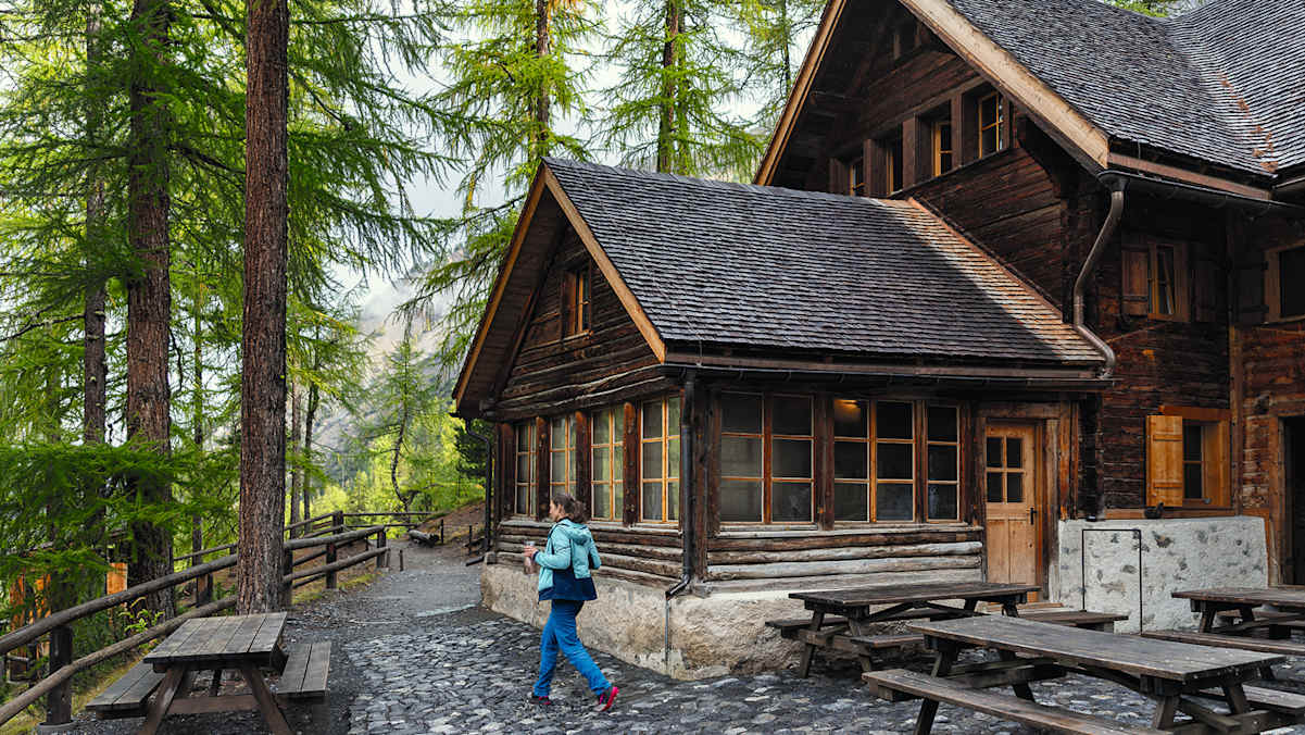 Die Chamanna Cluozza – die einzige bewartete Hütte im Schweizerischen Nationalpark.