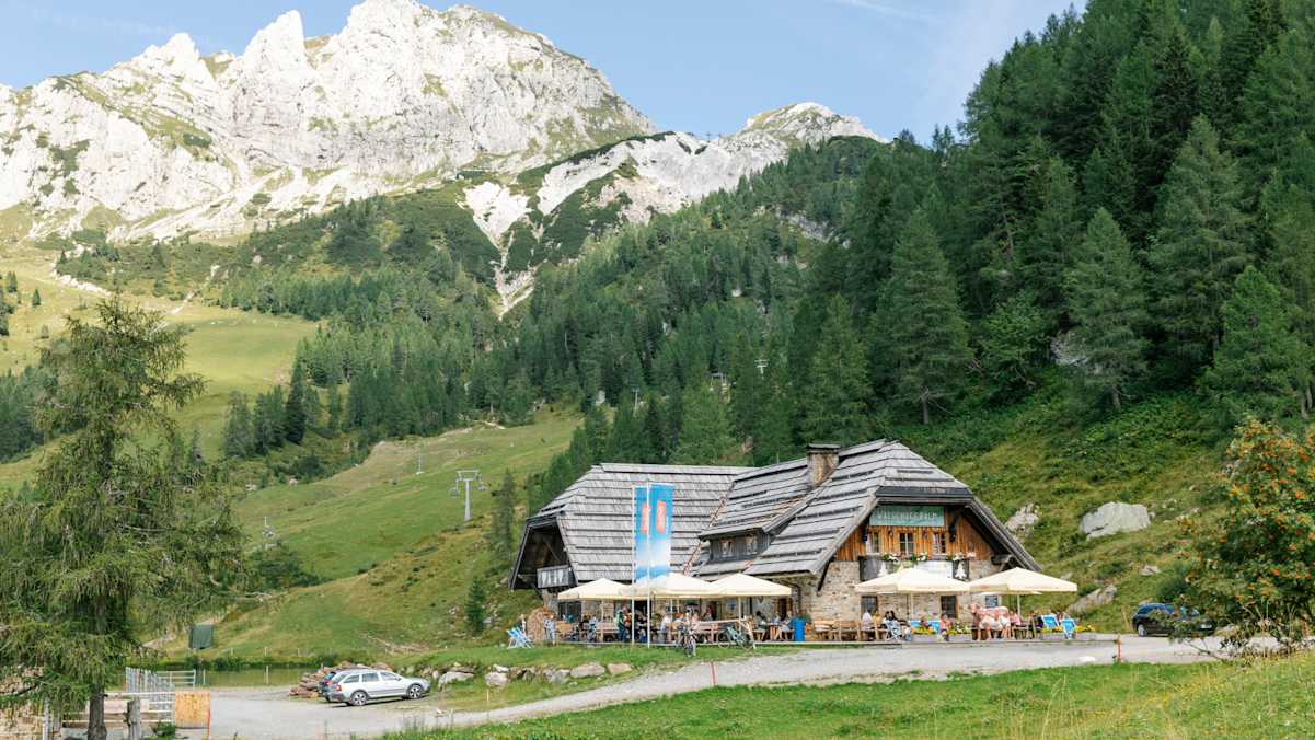 Die wunderschöne Umgebung der Watschinger Alm