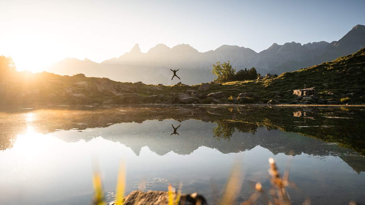 sommer in oberstdorf, berggipfel