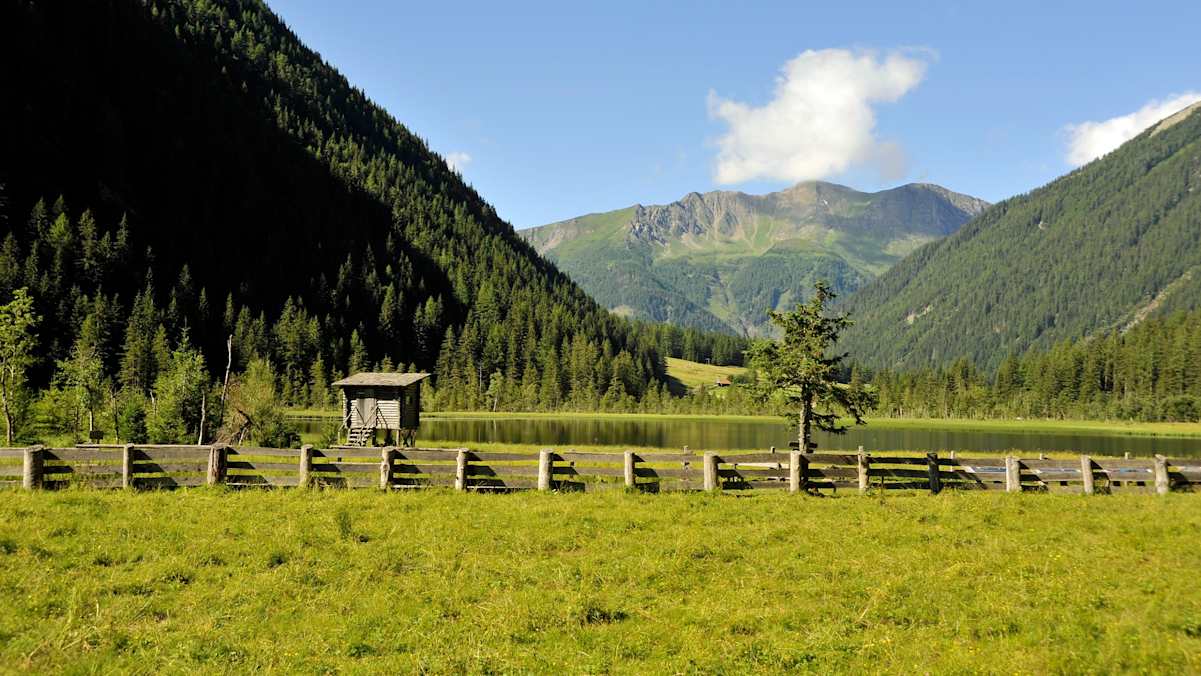 Der Stappitzer See im Nationalpark Hohe Tauern ist ein Naturdenkmal und steht unter besonderem Schutz.