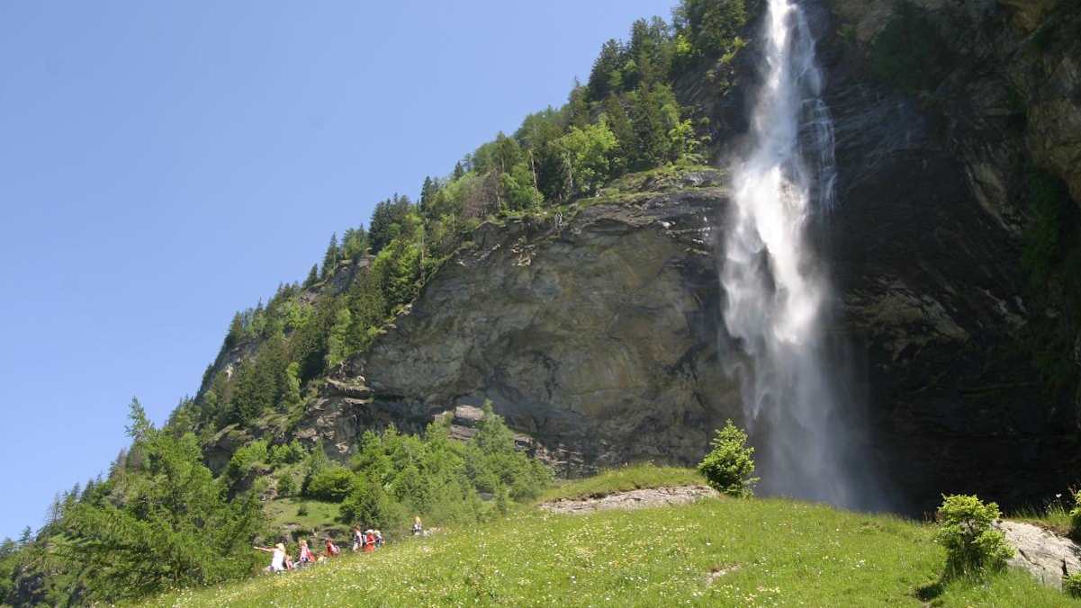 Aussichtskanzel unter Fallbachfall