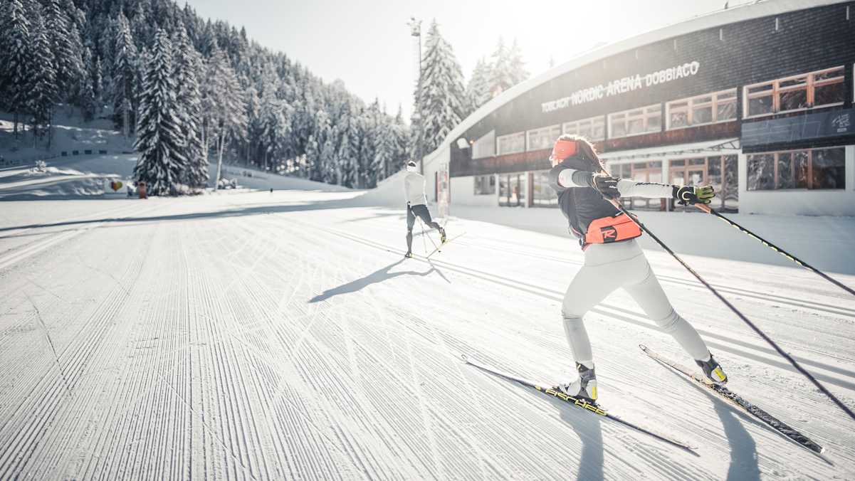Langlaufstadium Toblach
