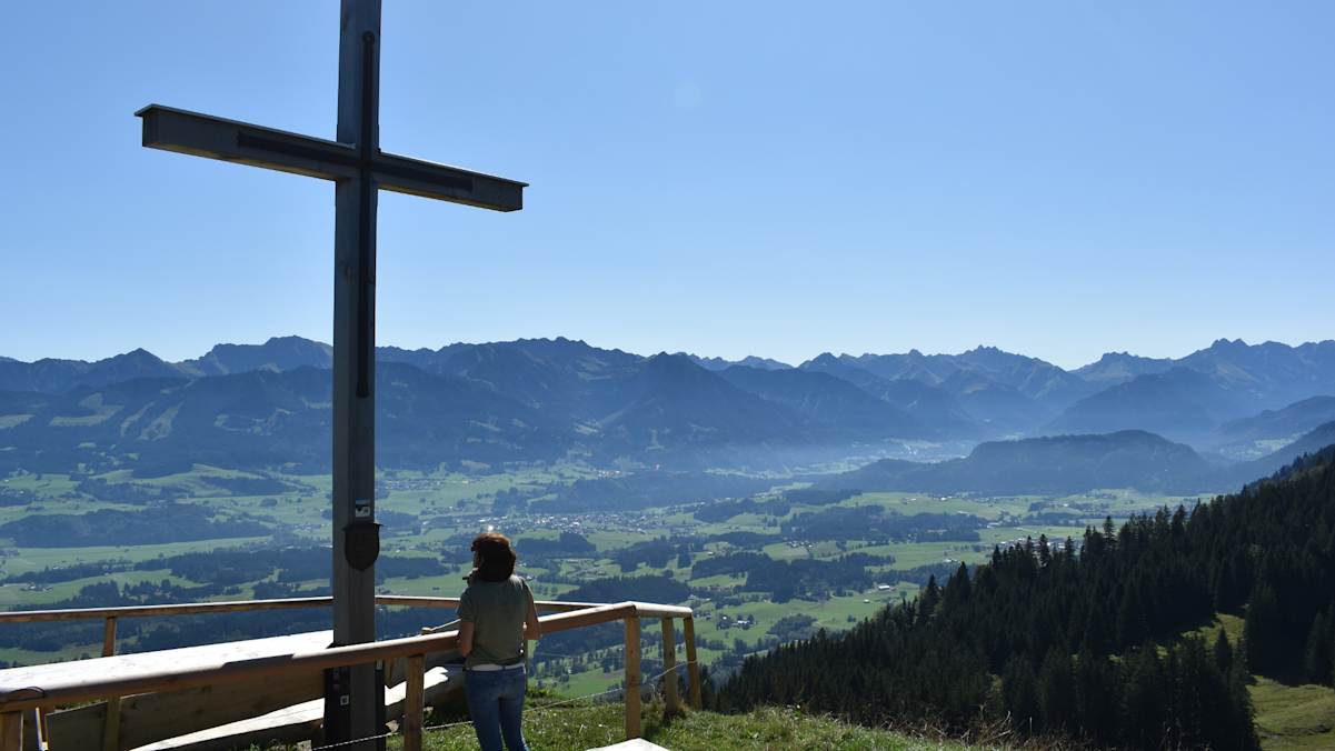 Ausblick vom Ofterschwanger Horn