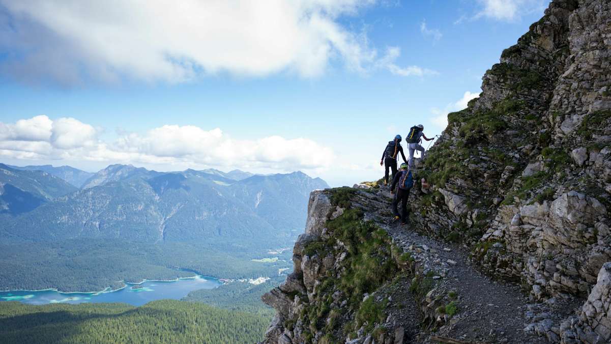 Schöne, ausgesetzte Passagen