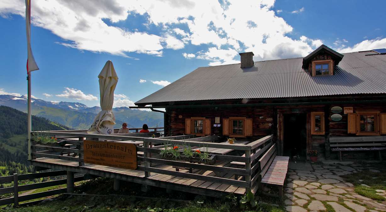 Die Draugsteinalm-Steinmannhütte