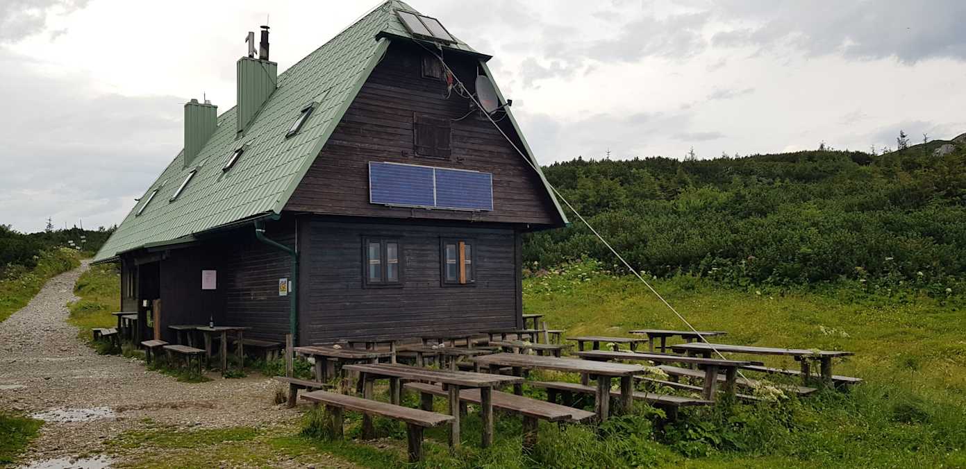 Die Neue Seehütte auf der Rax in Niederösterreich