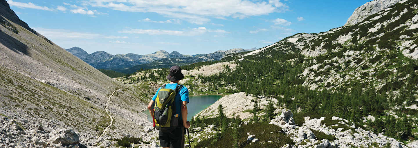 Der Blick auf das Salzburger Sieben Seen Tal.