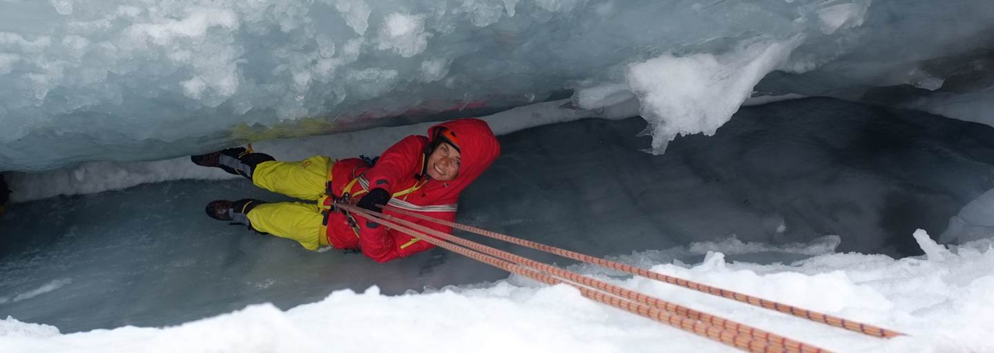 Spaltenrettung: Seilrolle