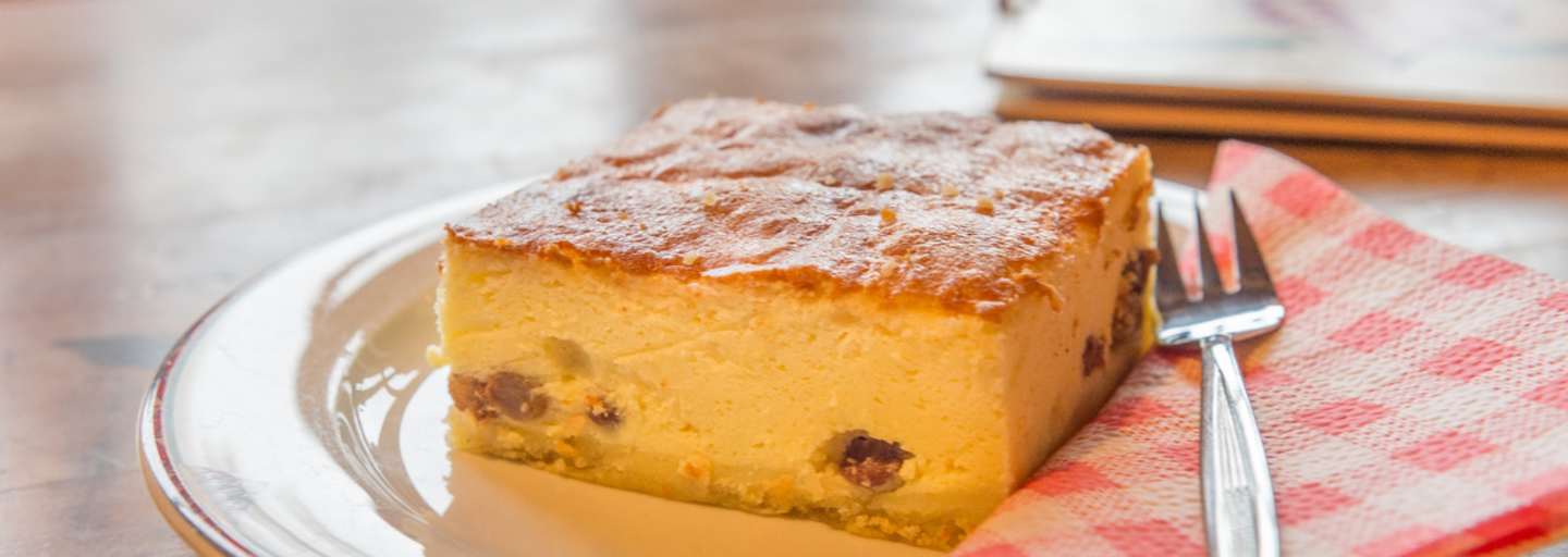 Topfenkuchen von der Ennser Hütte