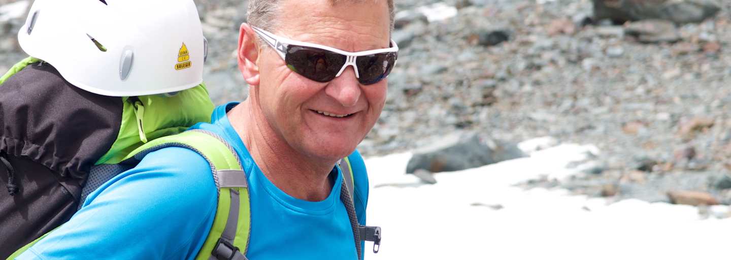 ÖAV-Präsident Ermacora unterwegs Richtung Großglockner