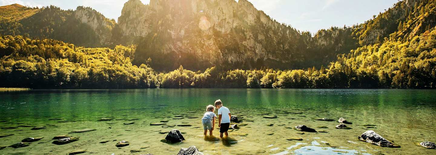 Der idyllische Laudachsee