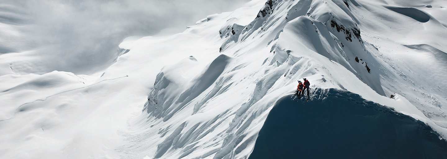 Anna Wallner nimmt die Zuschauer mit ins Freeride-Paradies am Arlberg.