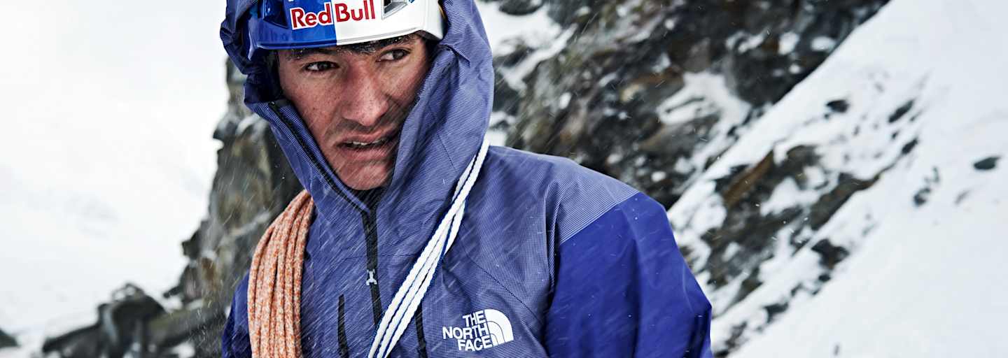 David Lama am Stubaier Gletscher, Januar 2018