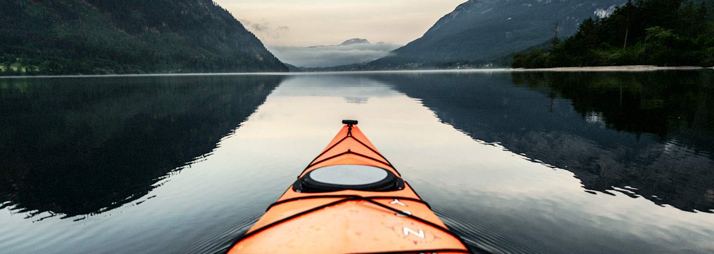 Seekajak am Grundlsee