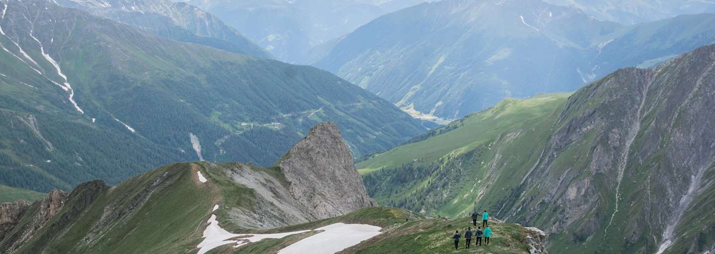 Aussicht bei Alpenüberquerung