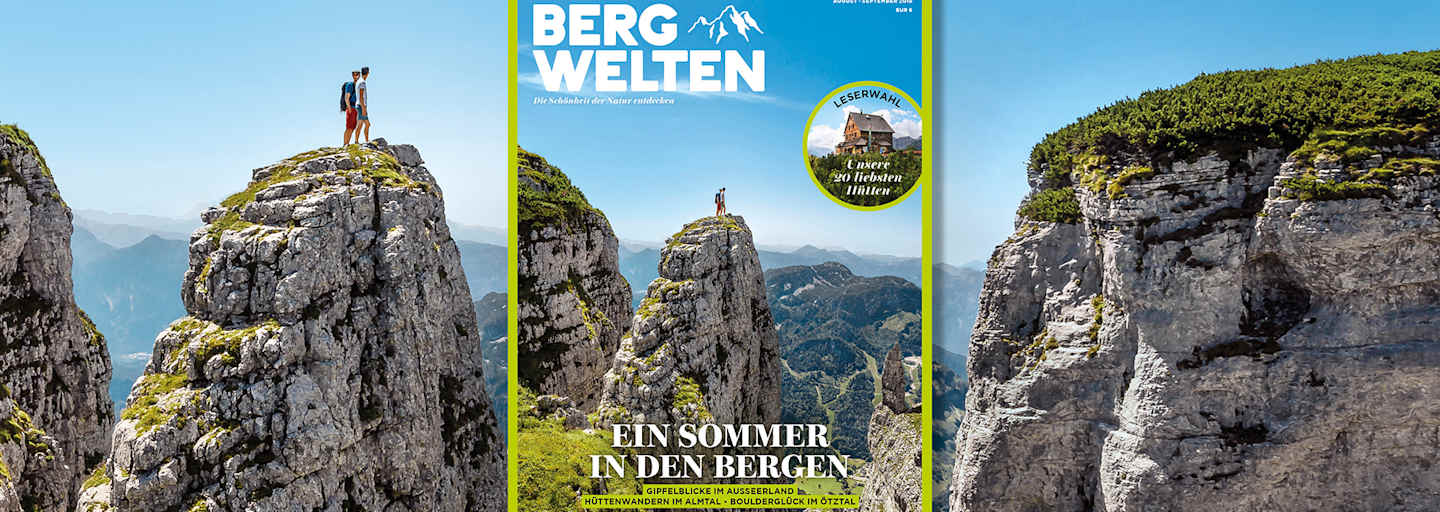 Das neue Bergwelten Magazin (August/September 2018)