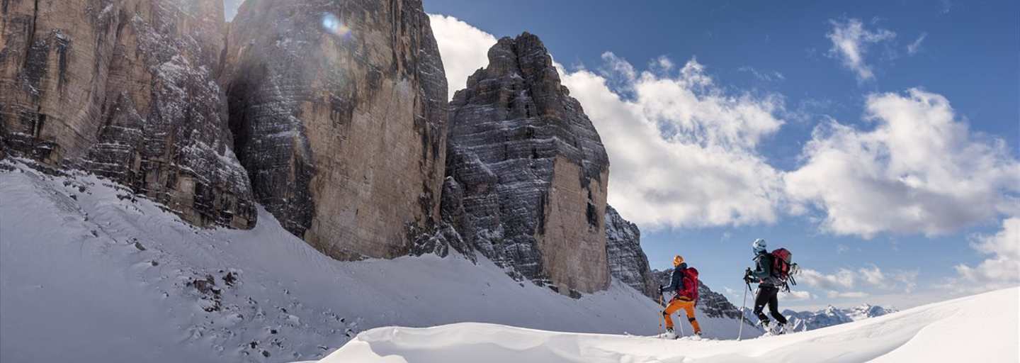 Drei Zinnen im Winter