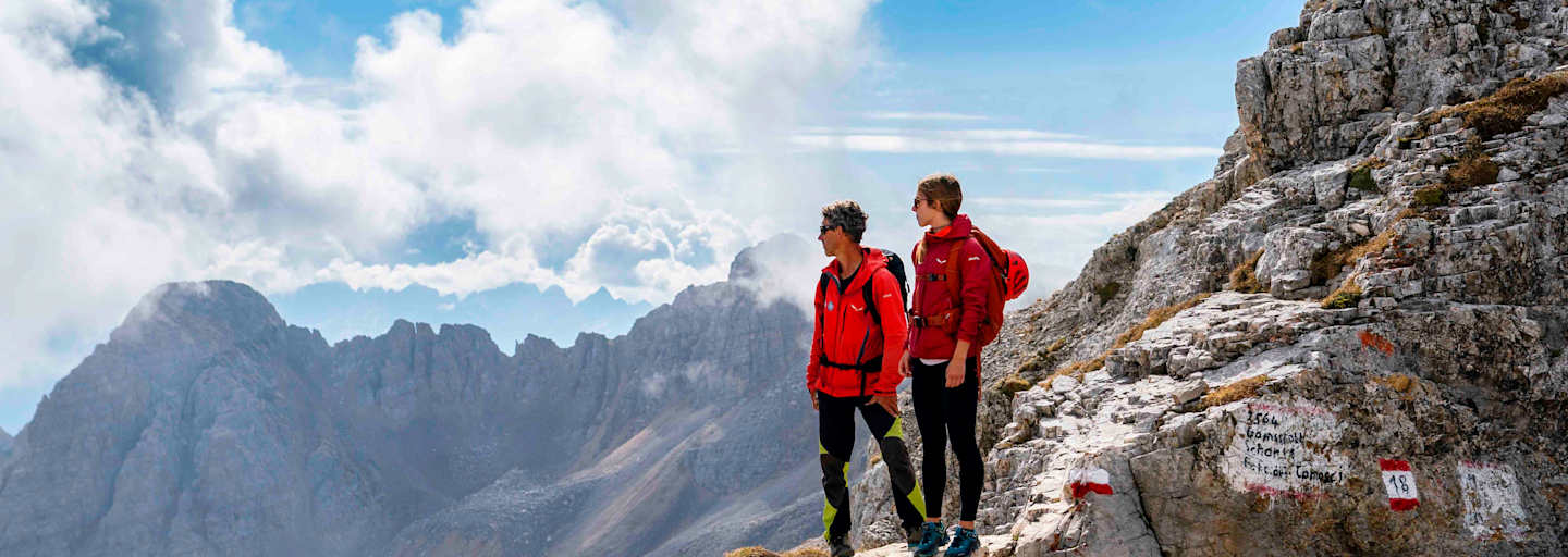 Aussicht von der Gamsstallscharte im Latemar