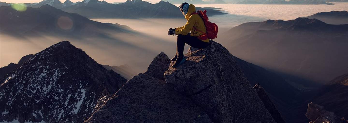 Trailläufer Markus Kröll auf der Berliner Spitze