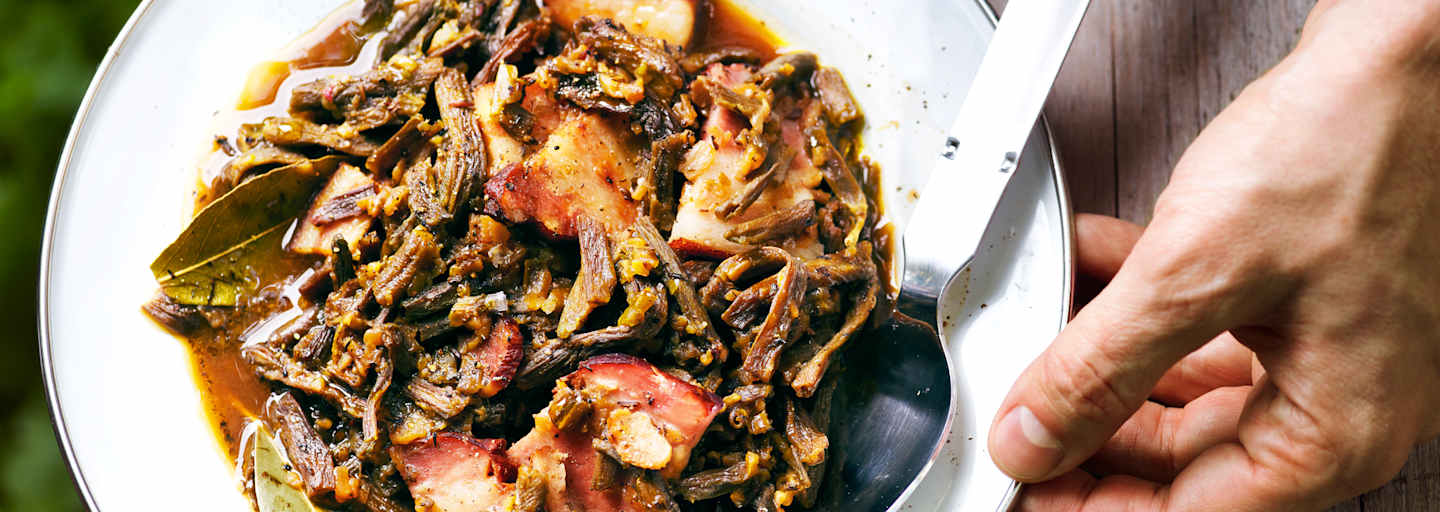 Dörrbohnen-Eintopf Wanderproviant