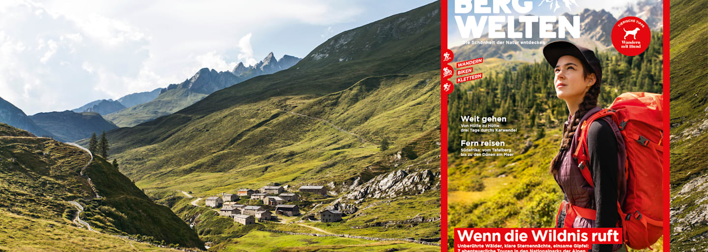 Das aktuelle Bergwelten-Cover der Oktober/November-Ausgabe