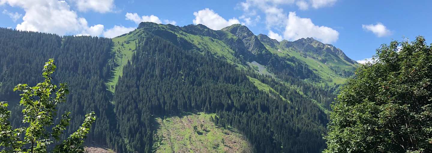Ausblick auf Talschluss Hinterglemm