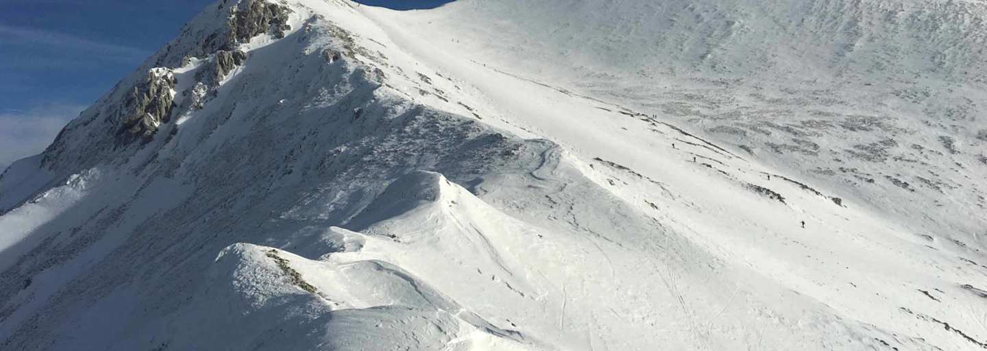 Die Südwestflanke des 2.197 m hohen Scheiblingstein in den Haller Mauern, Oberösterreich 