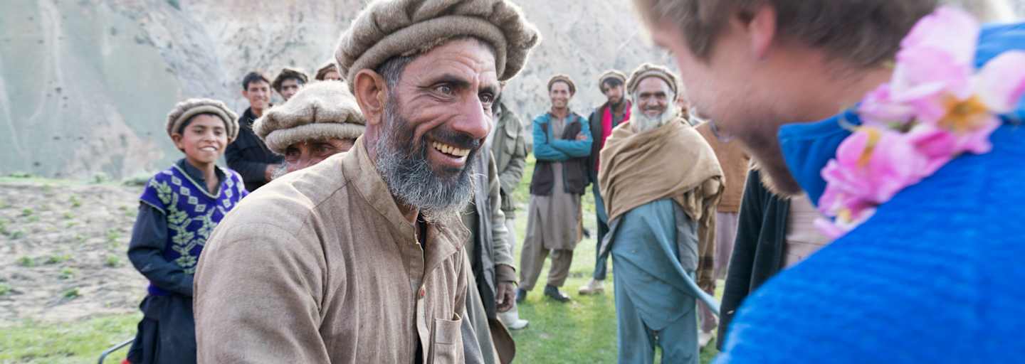 Simon Messner im oberen Bunar-Tal in Pakistan