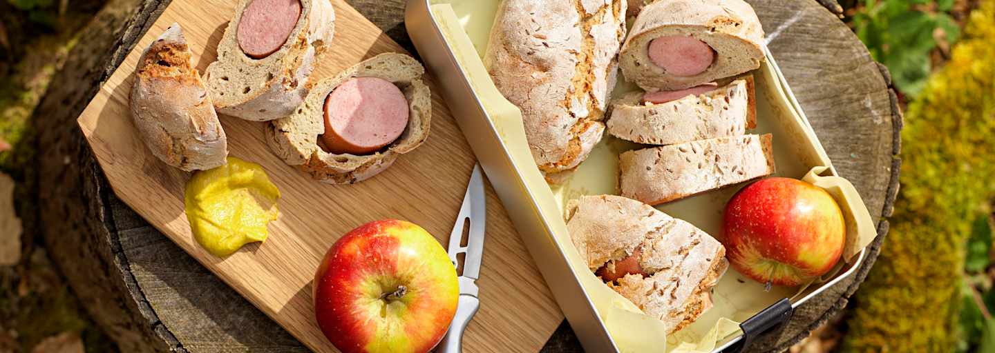 Cervelat im Brotteig