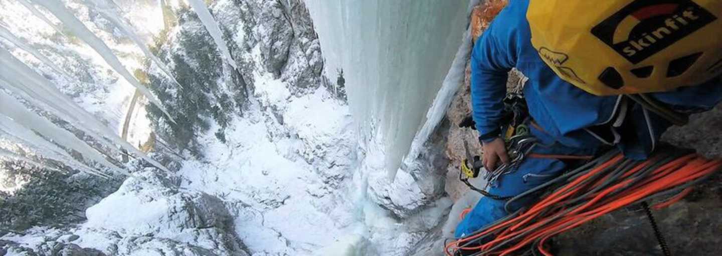 Christian Holzer in der Steinernen Jungfrau