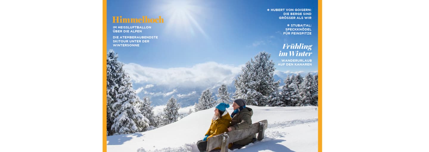 Cover Bergwelten Magazin Winter 2015